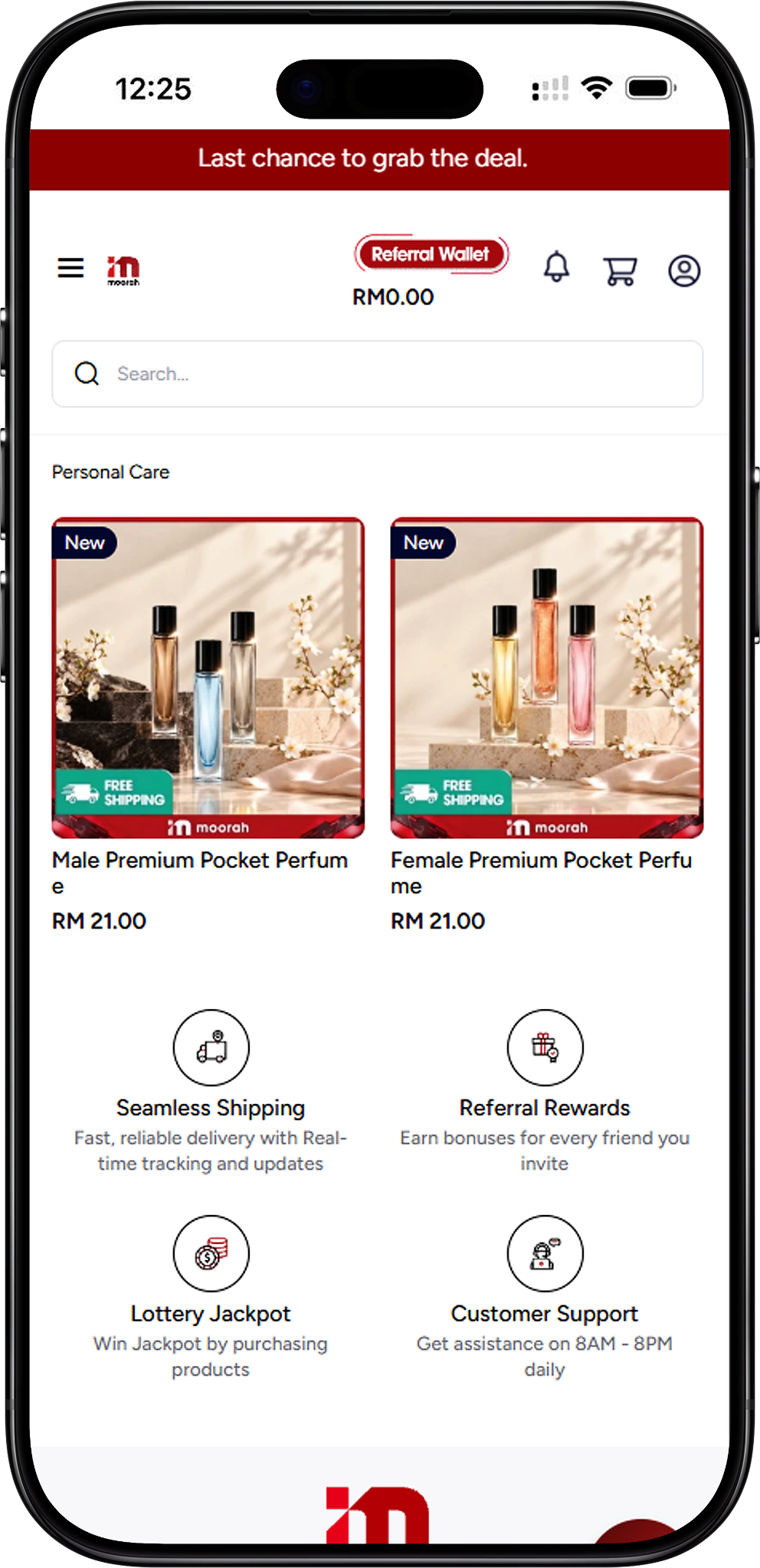 Moorah Personal Care Products