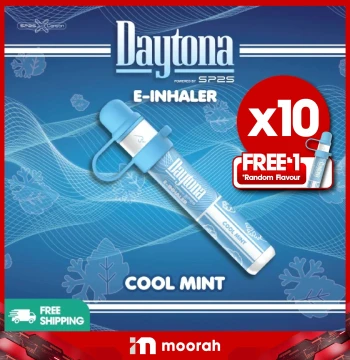 Daytona E-Inhaler Cool Mint [x10] + [FREE 1 RANDOM]